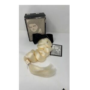 Vintage 1984 Look of Love Robert Love Braided Blonde Hairpiece Bow NWT in Box